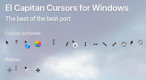 Download free mouse pointer icons